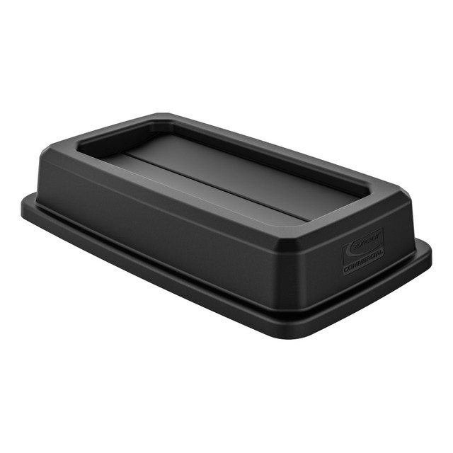 SUNCAST CORPORATION TCNLID01BKD Suncast Commercial Double-Flip Lid For Narrow Trash Cans, 3-13/16inH x 11-13/16inW x 20inD, Black