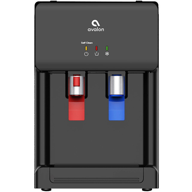 BHRS GROUP LLC A8CTBOTTLELESSBLK Avalon Countertop Self Cleaning Bottleless Water Cooler Water Dispenser - Hot & Cold Water, NSF Certified Filter- UL/Energy Star Approved- Black BHRS GROUP LLC A8CTBOTTLELESSBLK Avalon Countertop Self Cleaning Bottleless Water Cooler Water Dispenser - Hot & Cold Water, NSF Certified Filter- UL/Energy Star Approved- Black