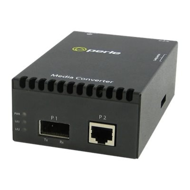 S-10GT-XFPH is a 10 Gigabit Ethernet media converter. Perle S-10GT media converter transparently connects 10GBase-T Ethernet links over multimode or single mode fiber.