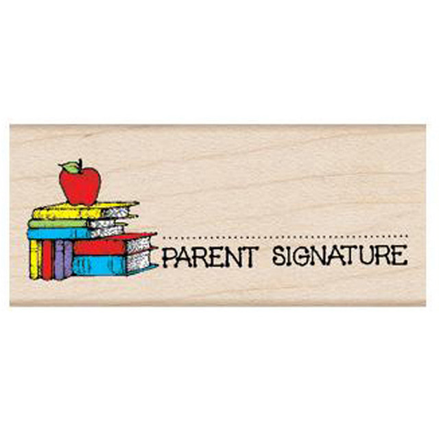 HERO ARTS Hero Arts® Parent Signature with Apple Stamp