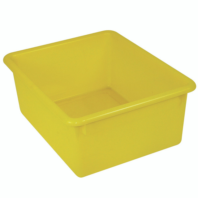 ROMANOFF PRODUCTS Romanoff Stowaway® 5" Letter Box no Lid, Yellow