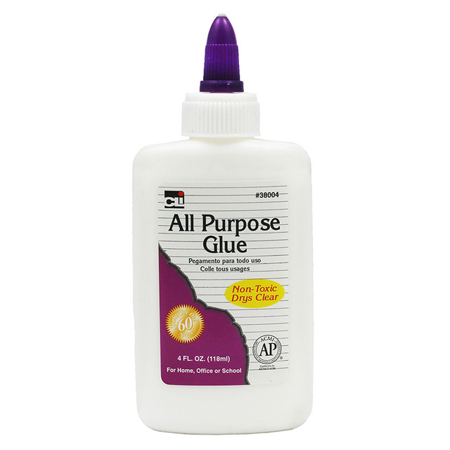 ADVANTUS Charles Leonard All-Purpose School Glue, AP Certified, 4 oz. Bottle, White, 1 Each