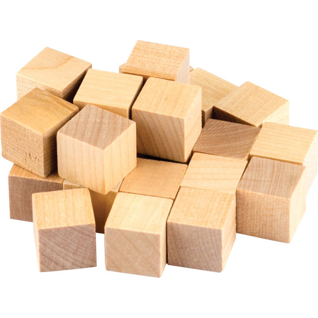 TEACHER CREATED RESOURCES Teacher Created Resources® STEM Basics: Wooden Cubes, Pack of 25