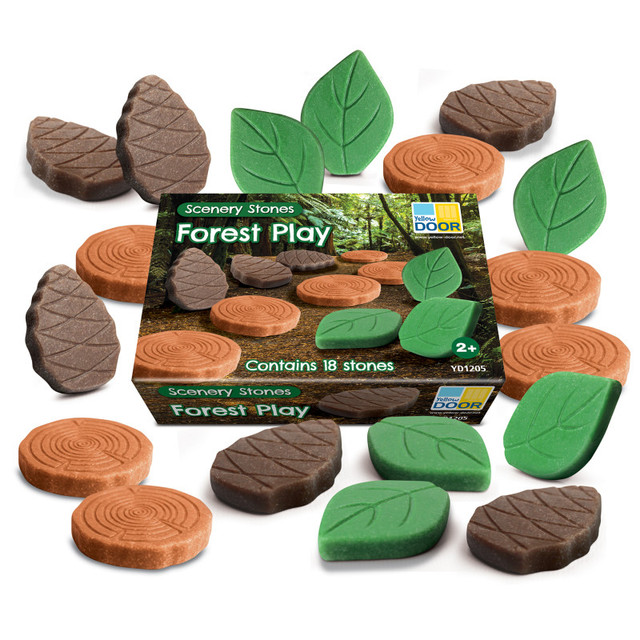 YELLOW DOOR US LLC Yellow Door Scenery Stones – Forest Play, Set of 18 YELLOW DOOR US LLC Yellow Door Scenery Stones – Forest Play, Set of 18