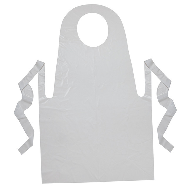 DIXON TICONDEROGA CO Creativity Street® Youth Disposable Aprons, White, 24" x 35", 100 Count