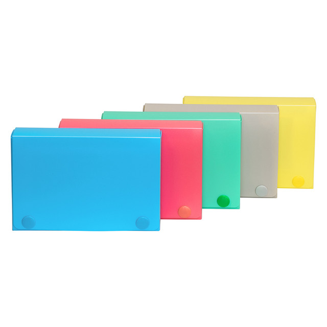 C-LINE PRODUCTS INC C-Line® Index Card Case, 3" x 5", Assorted