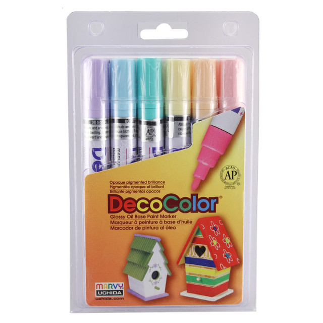 UCHIDA OF AMERICA, CORP Marvy Uchida® DecoColor® Paint Marker, Broad, Set B