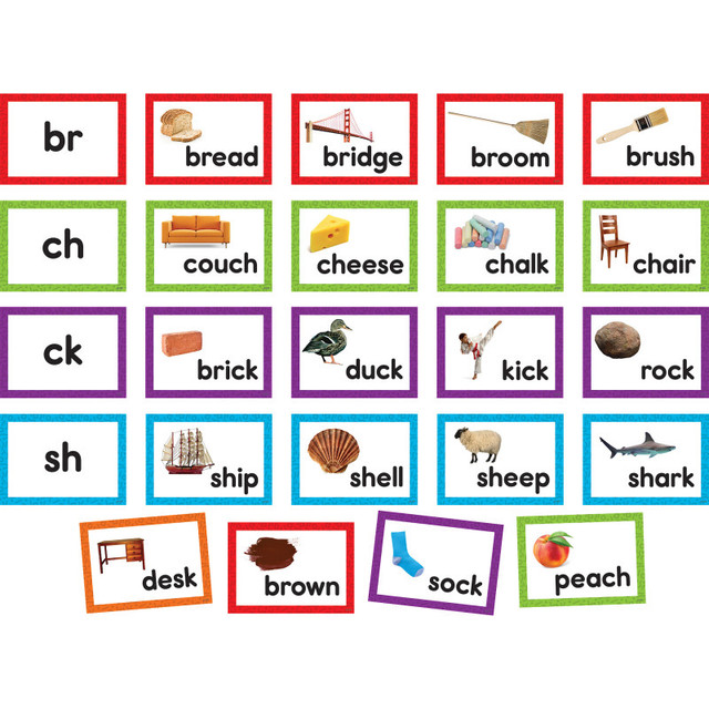 TEACHER CREATED RESOURCES Teacher Created Resources® Consonant Blends & Digraphs Pocket Chart Cards, 2 Sets TEACHER CREATED RESOURCES Teacher Created Resources® Consonant Blends & Digraphs Pocket Chart Cards, 2 Sets