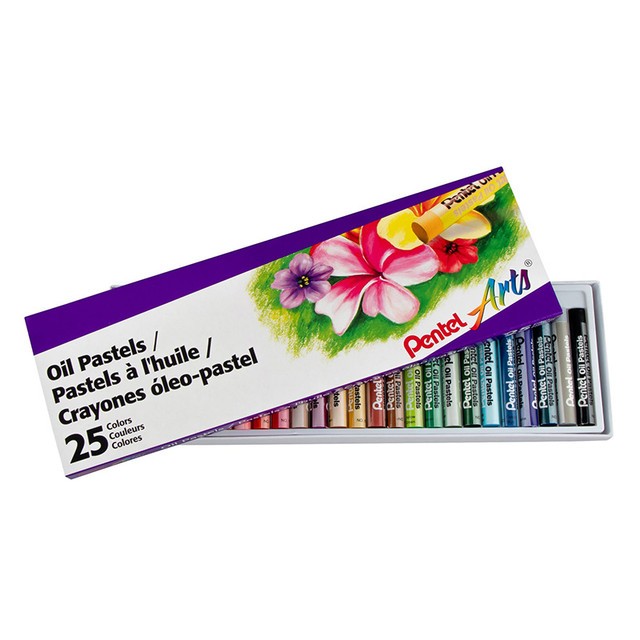 PENTEL OF AMERICA Pentel® Oil Pastels, 25 count