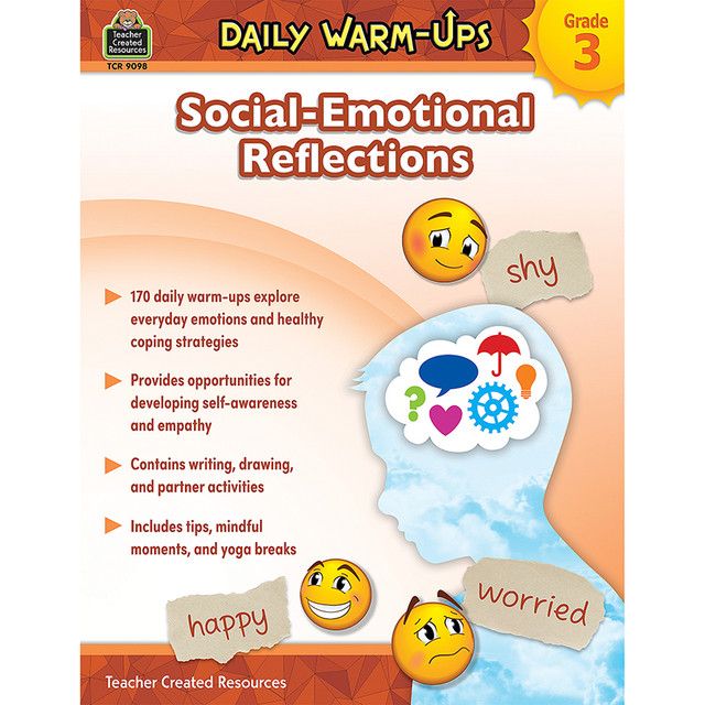 TEACHER CREATED RESOURCES Teacher Created Resources® Daily Warm-Ups: Social-Emotional Reflections (Gr. 3)