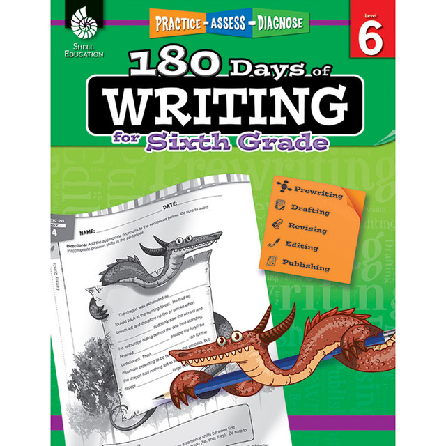 SHELL EDUCATION Shell Education 180 Days of Writing for Sixth Grade