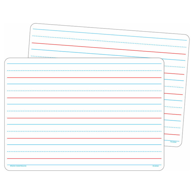 TEACHER CREATED RESOURCES Teacher Created Resources® Double-Sided Writing Dry Erase Boards, Pack of 10