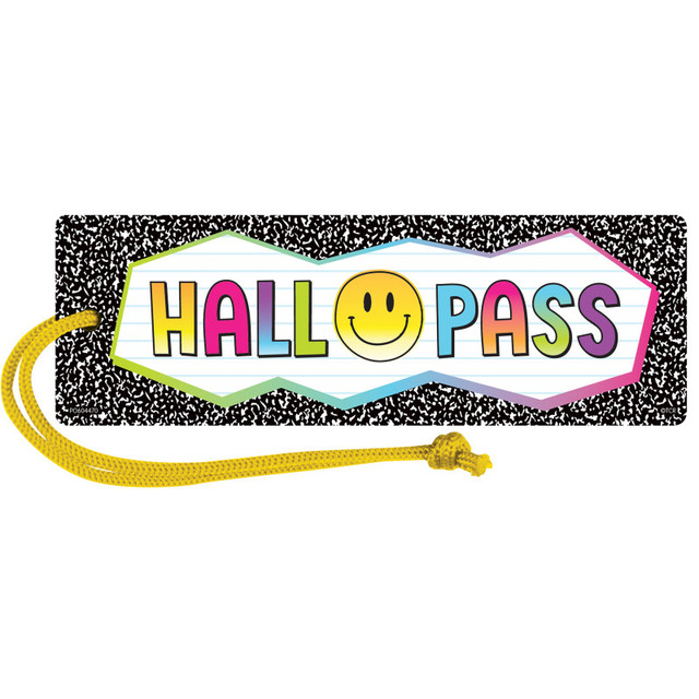 TEACHER CREATED RESOURCES Teacher Created Resources® Brights 4Ever Magnetic Hall Pass