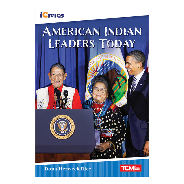 SHELL EDUCATION Teacher Created Materials iCivics Readers American Indian Leaders Today Nonfiction Book