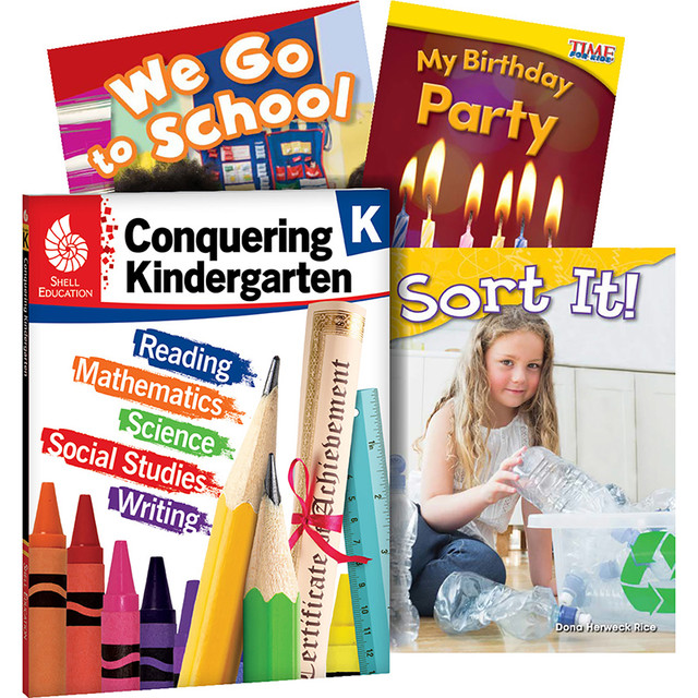 SHELL EDUCATION Shell Education Conquering Kindergarten, 4-Book Set
