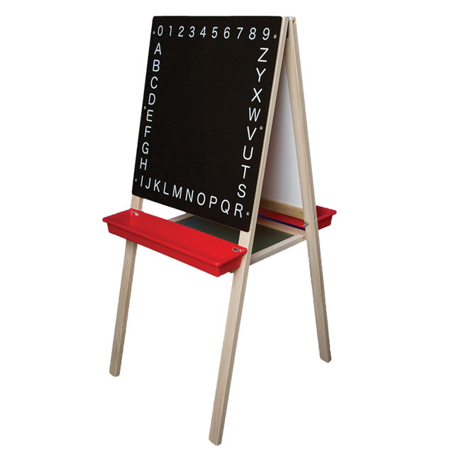 FLIPSIDE PRODUCTS FLP17318 Flipside Crestline Childs Magnetic Easel, 44in x 19in, Multicolor FLIPSIDE PRODUCTS FLP17318 Flipside Crestline Childs Magnetic Easel, 44in x 19in, Multicolor