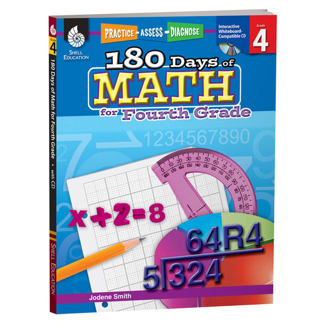 SHELL EDUCATION Shell Education 180 Days of Math for Fourth Grade