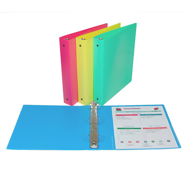 C-LINE PRODUCTS INC C-Line® 3-Ring Binder, 1-1/2" Capacity, Assorted Colors