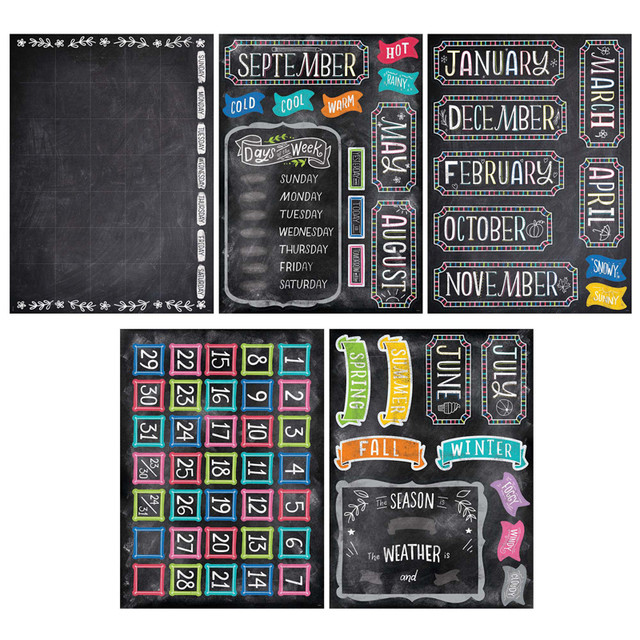 CREATIVE TEACHING PRESS Creative Teaching Press® Chalk It Up! Calendar Bulletin Board Set