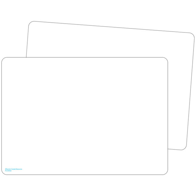 TEACHER CREATED RESOURCES Teacher Created Resources® Double-Sided Premium Blank Dry Erase Boards, Pack of 10