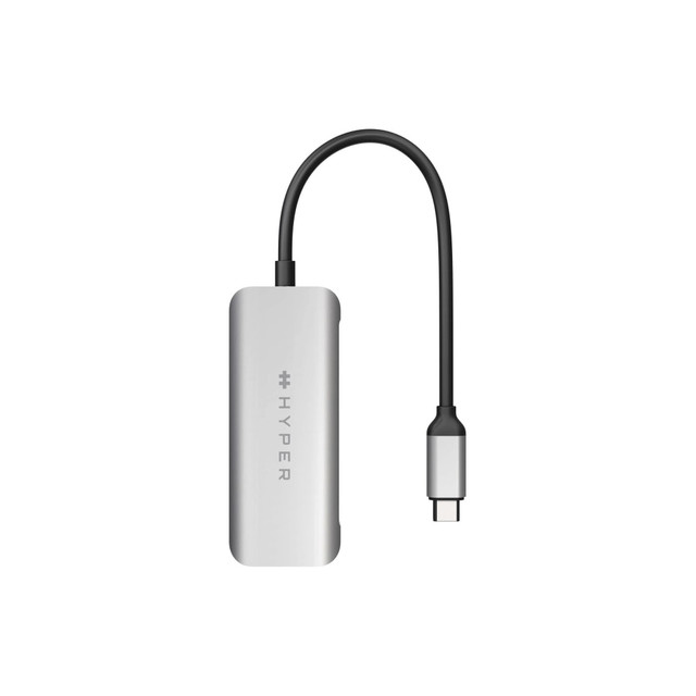 TARGUS, INC. Targus HD41  Sanho HyperDriver 4-in-1 USB-C Hub, 0.51inH x 1.38inW x 3.35inD, Gray, HD41