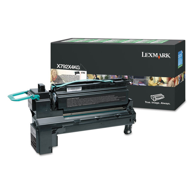 LEXMARK INT'L, INC. X792X4KG X792X4KG Return Program Extra High-Yield Toner, 20,000 Page-Yield, Black