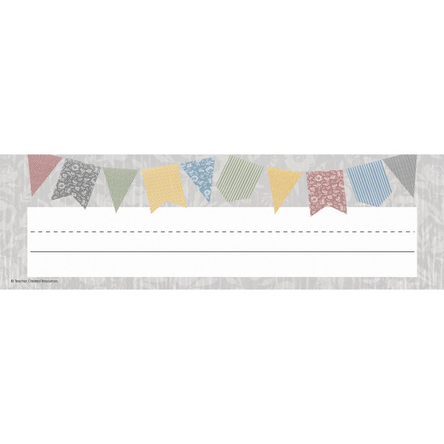 TEACHER CREATED RESOURCES Teacher Created Resources® Classroom Cottage Flat Name Plates, Pack of 36