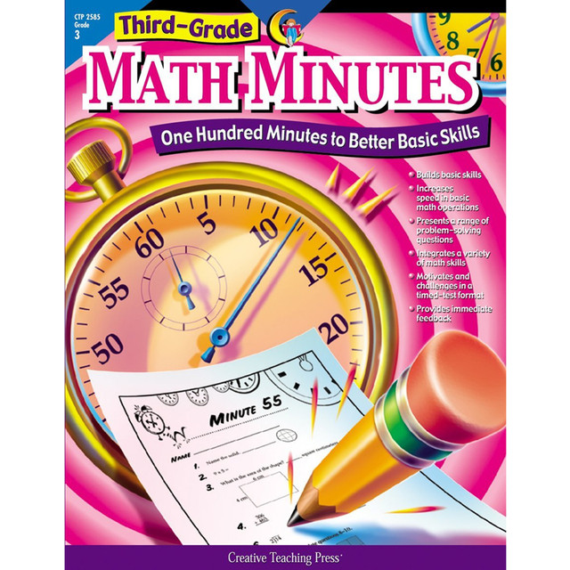 CREATIVE TEACHING PRESS Creative Teaching Press® Math Minutes Book, Grade 3