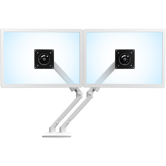 ERGOTRON 45-496-216  Mounting Arm for LCD Monitor - White - 2 Display(s) Supported - 24in Screen Support - 40 lb Load Capacity - 75 x 75, 100 x 100