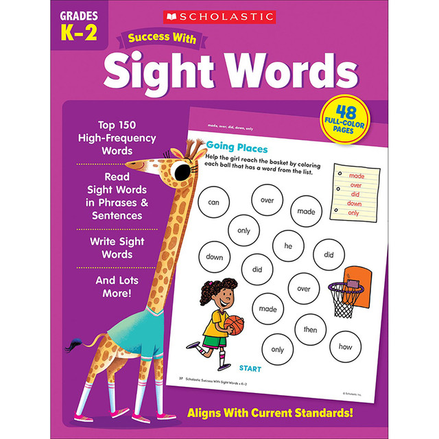 SCHOLASTIC TEACHING RESOURCES Scholastic Teaching Solutions Success With Sight Words