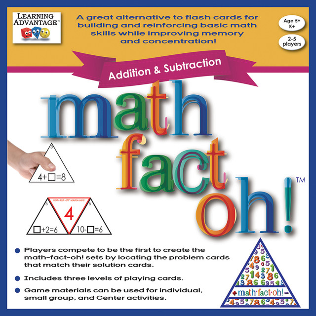 LEARNING ADVANTAGE Learning Advantage® math-fact-oh! Addition & Subtraction