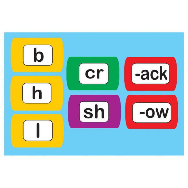 ASHLEY PRODUCTIONS Ashley Productions® Die-Cut Magnetic Foam Word Chunking, 100 Pieces