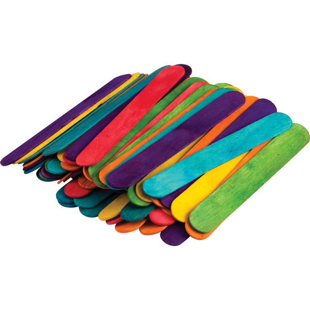 TEACHER CREATED RESOURCES Teacher Created Resources® STEM Basics: Multicolor Jumbo Craft Sticks, 200 Pieces