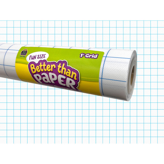 TEACHER CREATED RESOURCES Teacher Created Resources® Fun Size Better Than Paper Bulletin Board Roll 1" Grid TEACHER CREATED RESOURCES Teacher Created Resources® Fun Size Better Than Paper Bulletin Board Roll 1" Grid