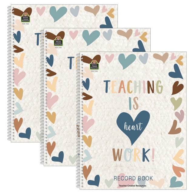 TEACHER CREATED RESOURCES Teacher Created Resources® Everyone is Welcome Record Book, Pack of 3