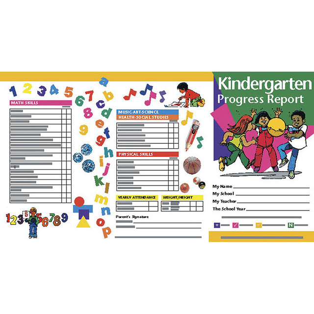 FLIPSIDE Hayes Publishing Kindergarten Progress Report, Pack of 10