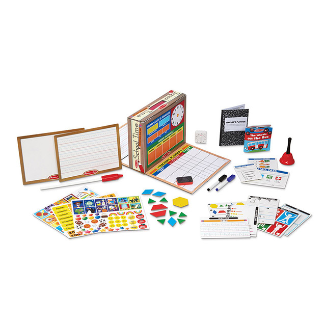 MELISSA & DOUG Melissa & Doug School Time! Classroom Play Set