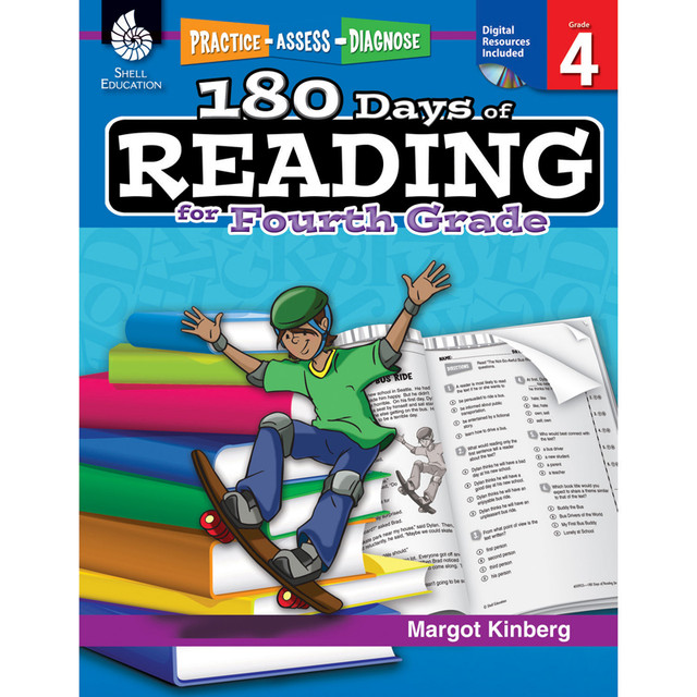 SHELL EDUCATION Shell Education 180 Days of Reading for Fourth Grade