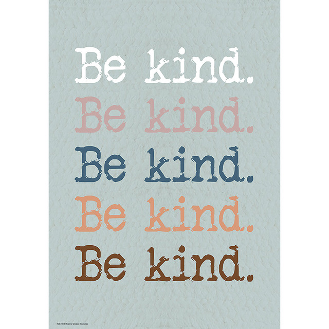 TEACHER CREATED RESOURCES Teacher Created Resources® Be Kind. Be Kind. Be Kind. Positive Poster