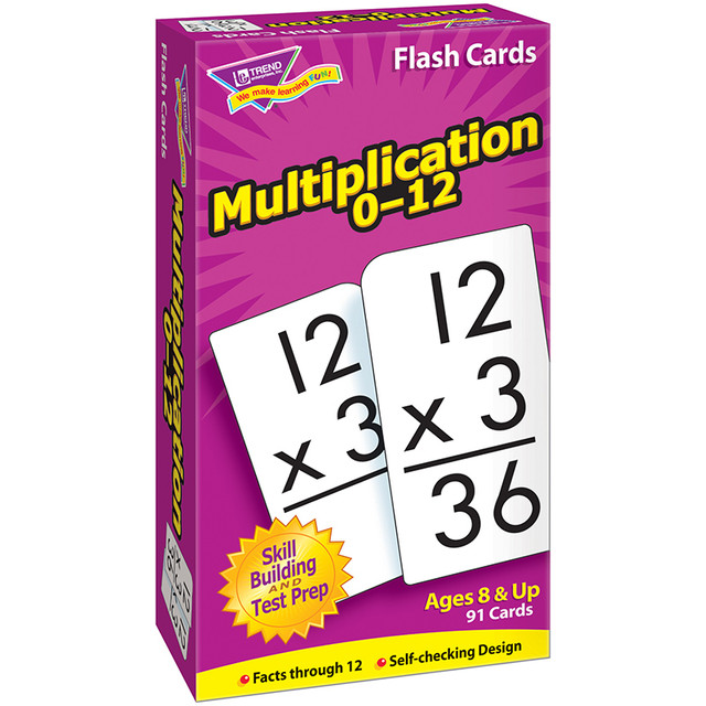 TREND ENTERPRISES INC. TREND Multiplication 0-12 Skill Drill Flash Cards