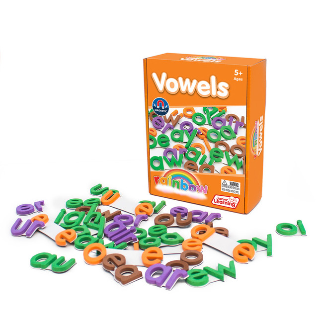 JUNIOR LEARNING Junior Learning® Rainbow Vowels, Print
