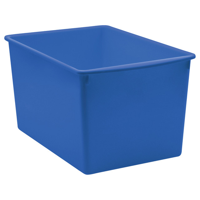 TEACHER CREATED RESOURCES Teacher Created Resources® Blue Plastic Multi-Purpose Bin