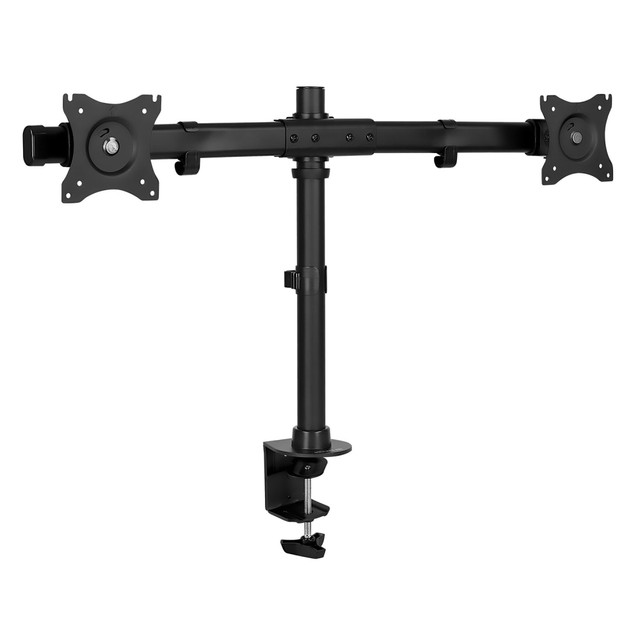 MOUNT-IT! MI-2772  Dual Monitor Desk Mount, Black, MI-2772