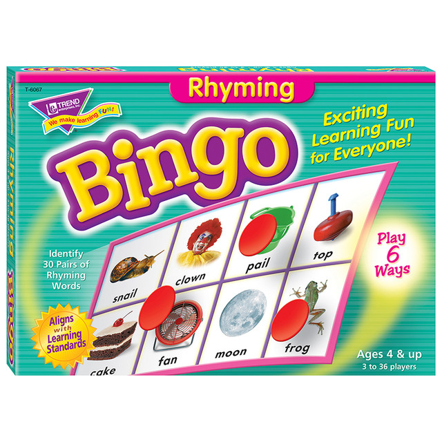 TREND ENTERPRISES INC. TREND Rhyming Bingo Game