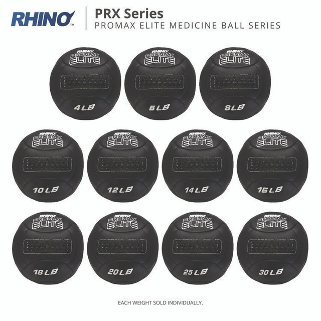 CHAMPION SPORT Sports PRX4 Rhino Promax Elite Medicine Ball, 4 lb, Black