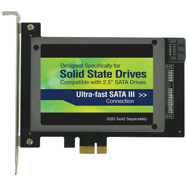 APRICORN VEL-SOLO-X1 Velocity Solo x1 - Performance SSD Upgrade Kit for Desktop PCs and MacPro - Serial ATA/600 - PCI Express 2.0 x1 - Plug-in Card - 2 Total SATA Port(s) APRICORN VEL-SOLO-X1 Velocity Solo x1 - Performance SSD Upgrade Kit for Desktop PCs and MacPro - Serial ATA/600 - PCI Express 2.0 x1 - Plug-in Card - 2 Total SATA Port(s)