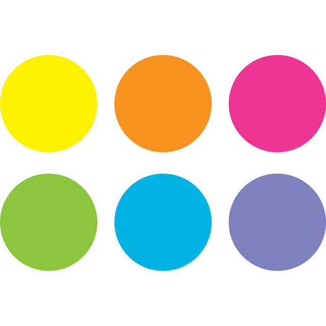 TEACHER CREATED RESOURCES Teacher Created Resources® Spot On® Bright Circles Floor Markers, 7"