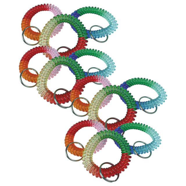 THE PENCIL GRIP The Pencil Grip™ Wrist Coil, Tricolor, Pack of 12