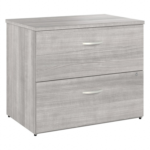 BUSH INDUSTRIES INC. Bush Business Furniture HYF136PGSU-Z  Hybrid 35-11/16inW x 23-3/8inD Lateral 2-Drawer File Cabinet, Platinum Gray, Standard Delivery