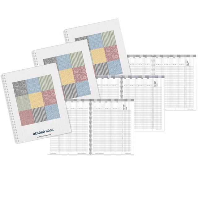 TEACHER CREATED RESOURCES Teacher Created Resources® Classroom Cottage Record Book, Pack of 3